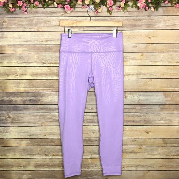 Fabletics High Waisted Printed Powerhold 7/8 Pants - Picture 2 of 9